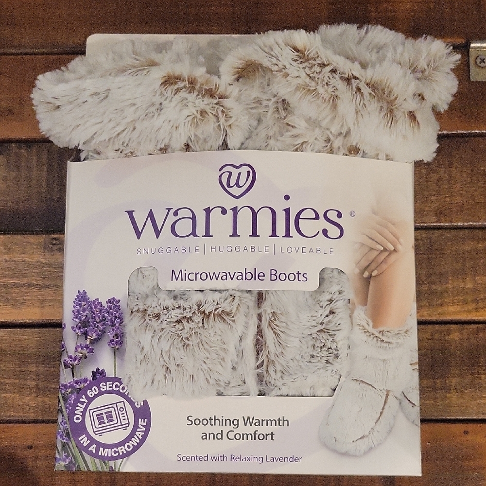 Warmies Microwavable Boots-New in Box